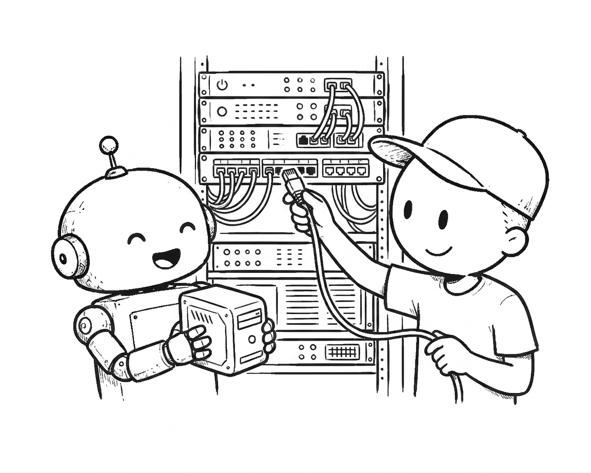 cartoon cover for: My Homelab Runs on GitOps. Here's What That Actually Means.