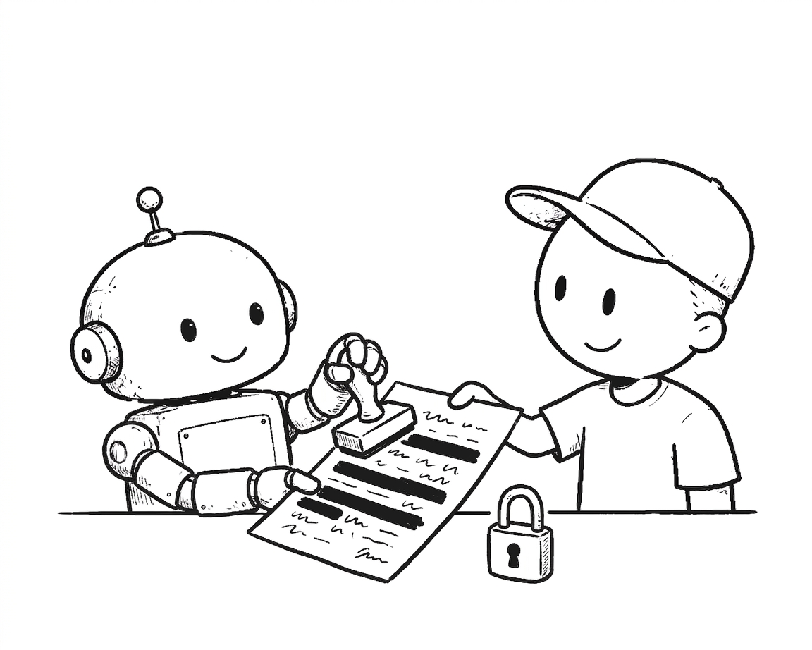 cartoon cover for: Privacy-Preserving LLM Pipelines: Anonymize Before You Send